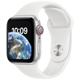 Apple Watch SE2 GPS 40mm Silver Aluminium Case with White Sport Band - Regular