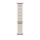 Apple Watch Ultra Cellular, 49mm Titanium Case with Starlight Alpine Loop - Medium