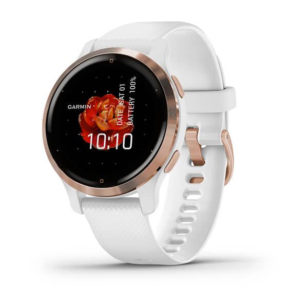 Smartwatch Garmin Venu 2S, GPS Wi-Fi, Rose Gold + White