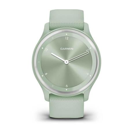 Garmin SmartWatch Vívomove Sport, Cool Mint and Silver