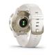 Garmin SmartWatch Venu 2 Plus Stainless Steel Bezel, Ivory + Cream Gold
