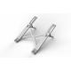 Suport laptop Serioux, SRXNCPU6L, aluminiu, compatibil pana la 15.6 ", argintiu, 5 unghiuri ajustabile