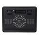 STAND LAPTOP SPACER SP-NC19 15.6", sita metal, fan 14cm, led albastru, negru