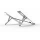 Suport laptop Serioux, SRXNCPU6L, aluminiu, compatibil pana la 15.6 ", argintiu, 5 unghiuri ajustabile
