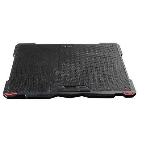 Cooling pad Tellur Basic, 17", 5 ventilatoare, LED, 2USB, Negru