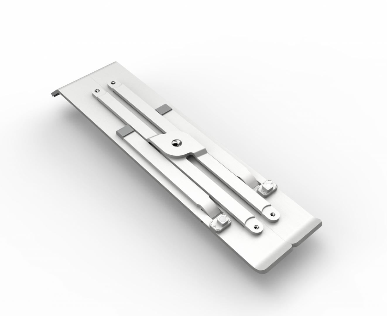 Suport laptop Serioux, SRXNCPU2, aluminiu, compatibil până la 15.6 ", argintiu, 4 unghiuri ajustabile