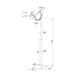 Neomounts by Newstar FL15-625BL1 tablet floor stand  FL15-625BL1