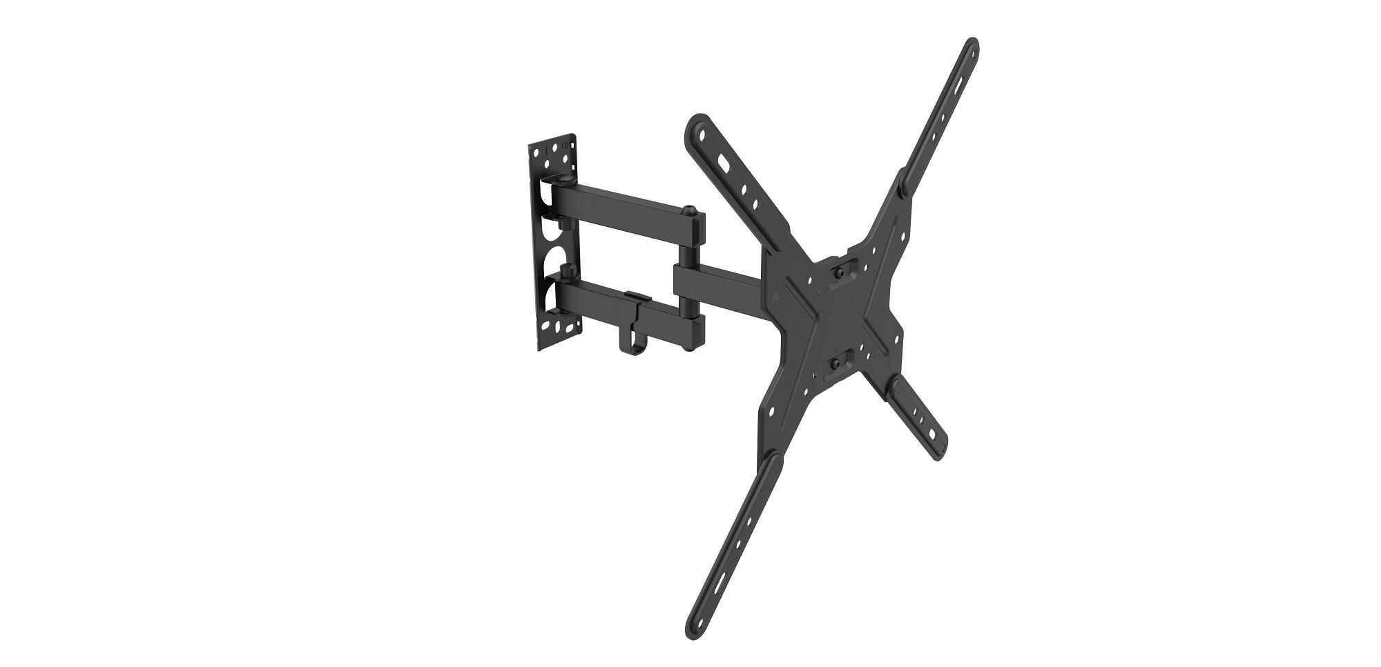 Suport TV de perete Serioux TV22FM, Reglabil, 26"-55", VESA 400x400mm, suporta pana la 25kg, negru