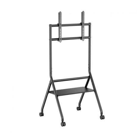 Stand TV mobil Serioux 13E-46FW, dimensiuni: 725x635x1615mm, compatibilitate  dimensiune ecran: 37""-86"", VESA: 200x200, 300x200, 400x200, 300x300, 400x300, 400x400, 600x400, greutate maximă suportata: 80 kg, greutate maximă suportata raft: 10 kg
