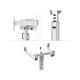 Stand podea mobil Neomounts 37"-75" FL50S-825WH1