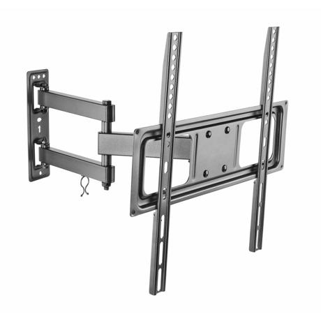 Suport de perete Akai cu inclinatie +10/-15°, diagonala display 32"-55", VESA min. 75x75, VESA max. 400x400, suporta pana la 35kg, distanta fata de perete max 427mm, negru