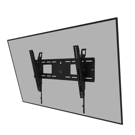Suport perete Neomounts heavy duty, pentru display-uri interactive si ecrane grele de pana la 42-86", sistem de prindere VESA 600x400, greutate maxima suportata 125kg, fix, distanta fata de perete 4.2cm, cu sistem ce permite prinderea/desprinderea usoara a display-ului, securizabil cu lacat (nu este