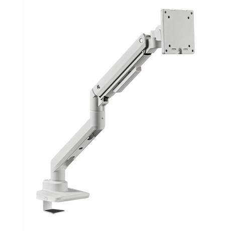 Suport monitor Serioux MM69-C012, compatibilitate  dimensiune ecran 17"-49", greutate maximă suportata: (per ecran): 2~20 kg,  VESA: 75x75, 100x100, inclinare: +50°~-20°, pivotare: +90°~-90°, rotația ecranului: + 180°~-180°, instalare: clemă, grommet, grosime recomandată pentru birou: clemă: 12~50mm