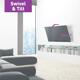 ﻿Suport TV de perete, Barkan BM320, Fix, 13"- 65", VESA 400 x 400 mm, suporta pana la 40kg, negru