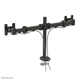 Neomounts by Newstar full motion dual desk mount (grommet) for two 10- 27" monitor screens