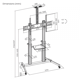Stand TV mobil Serioux  44-610TW