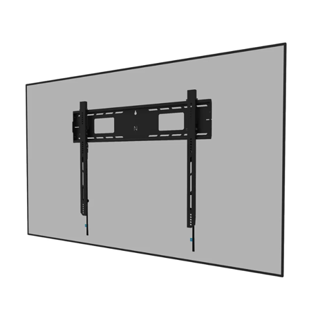 Suport perete Neomounts heavy duty, pentru display-uri interactive si ecrane grele de pana la 43-98", sistem de prindere VESA 800x400, greutate maxima suportata 125kg, fix, distanta fata de perete 4.2cm, cu sistem ce permite prinderea/desprinderea usoara a display-ului, securizabil cu lacat (nu este