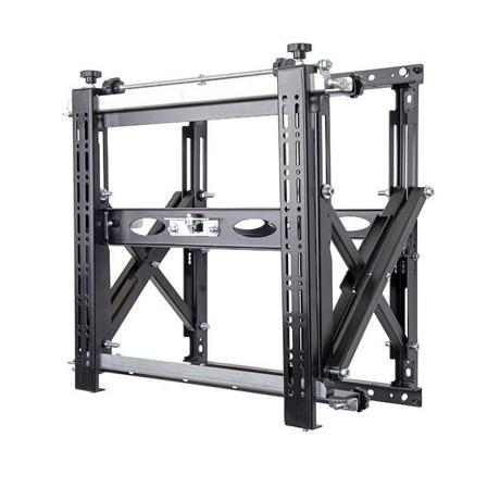 Suport perete cu pop-out B-Tech pentru ecrane cu diagonale intre 42"-120", greutate maxima suportata 125kg, VESA min. 200x100, VESA max. 400x400, distanta maxima de la perete 29.3 cm, sistem Push to open/push to close, se poate monta atat pe perete cat si pe bara, negru
