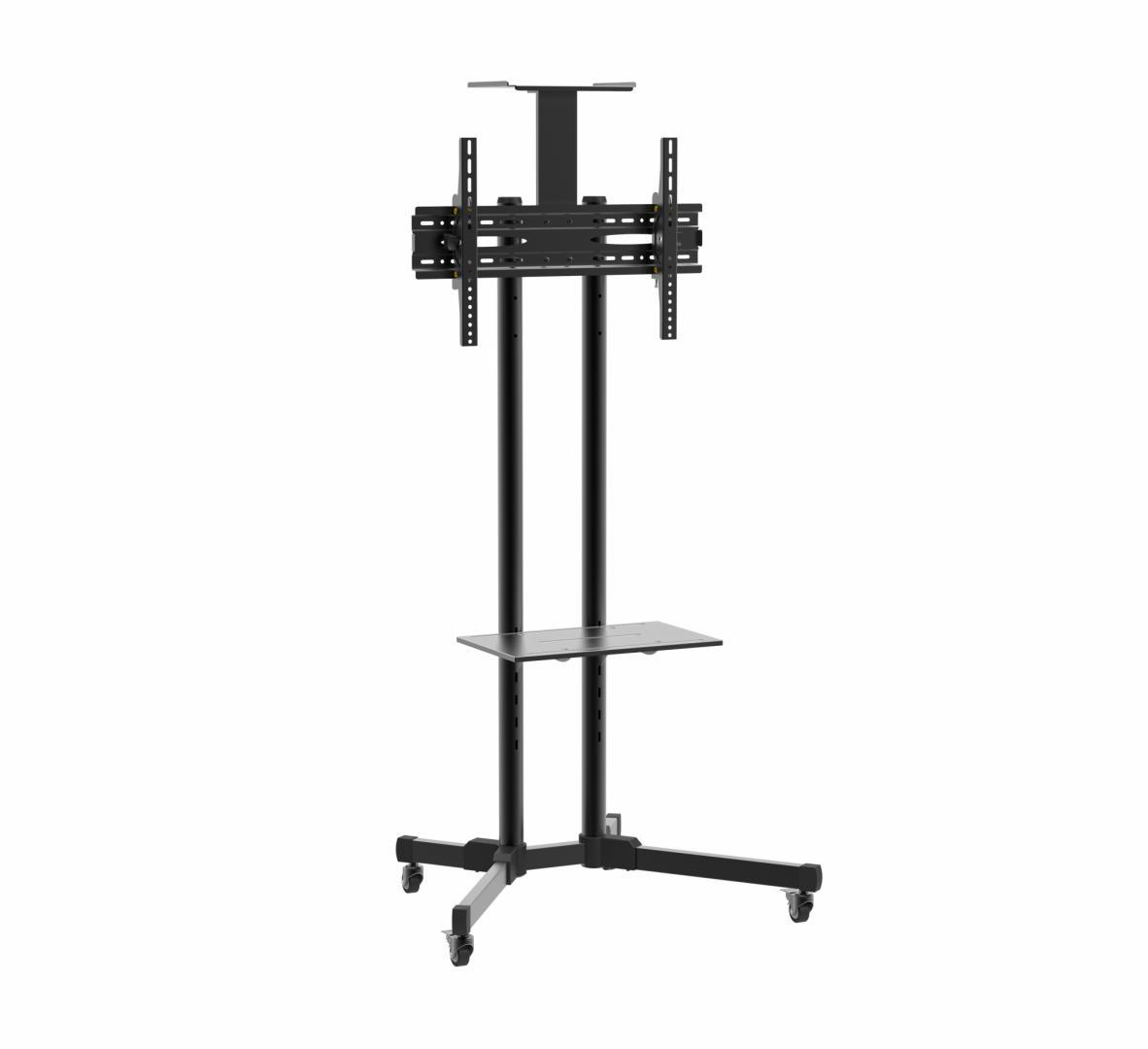 Stand TV Mobil Serioux TV109, Reglabil, 32-70'', VESA 600x400mm, suporta pana la 50kg, negru