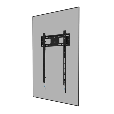 Suport perete Neomounts heavy duty, pentru display-uri interactive si ecrane grele de pana la  50-98, sistem de prindere VESA 500x800, greutate maxima suportata 100kg, fix, montare tip portrait, distanta fata de perete 4.2cm, cu sistem ce permite prinderea/desprinderea usoara a display-ului