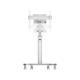 Stand podea mobil Neomounts 37"-75" FL50S-825WH1