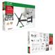 Suport TV plat/curbat de perete cu 2 brate Barkan BM464XL, 13"- 65", Max 36kg, VESA 400x400, negru