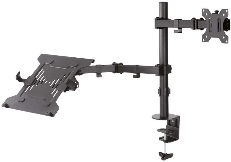 Suport Monitor de Birou, Neomounts by Newstar FPMA-D550NOTEBOOK, 10" - 32", VESA 100x100, suporta pana la 8kg, negru