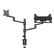 Suport dublu laptop de birou Neomounts DS20-425BL2