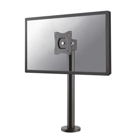 Suport monitor de birou Neomounts NS-DPOS100BLACK; pentru display-uri cu diagonale 10"-32", sistem de prindere VESA 75x75~100x100, greutate maxima suportata 15kg, tilt +45°, -15°, swivel +360°, rotate +360°; culoare negru. Garantie 5 ani