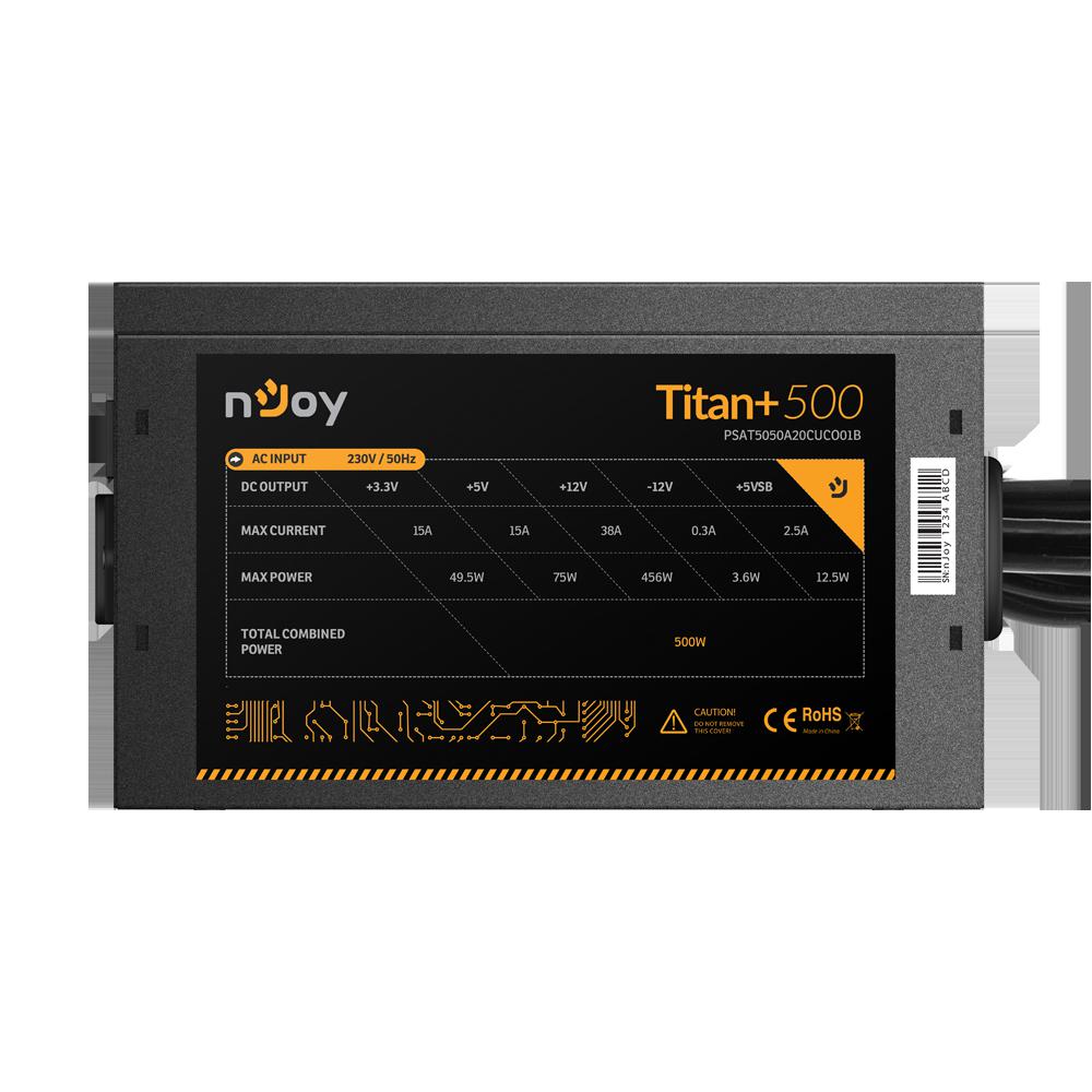 SURSA NJOY TITAN+ 500 ATX, 500W