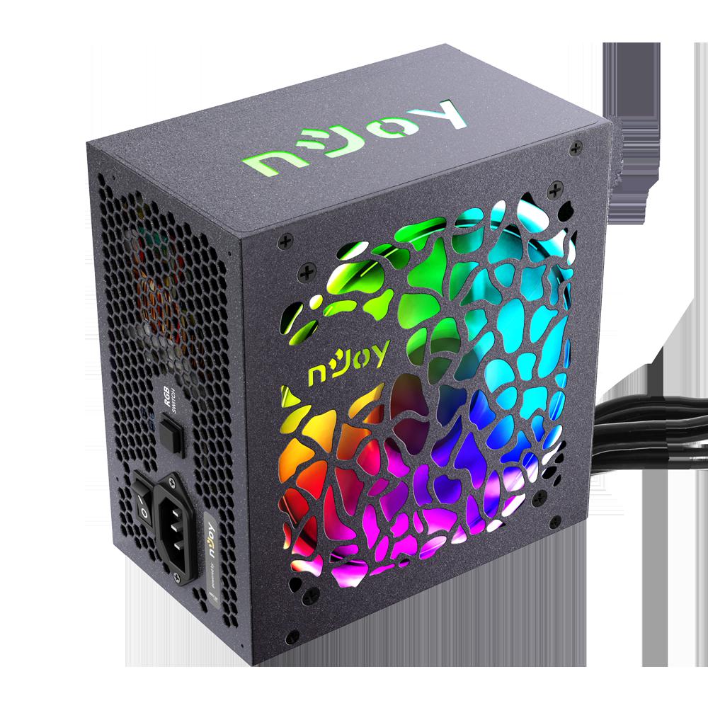 Sursa nJoy Freya 600, ATX, PFC Activ, RGB, 600W