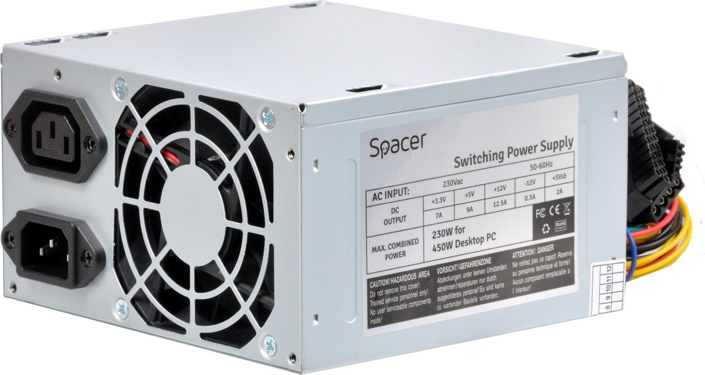 Sursa Spacer ATX 450, 230W for 450 Desktop PC, „SPS-ATX-450”