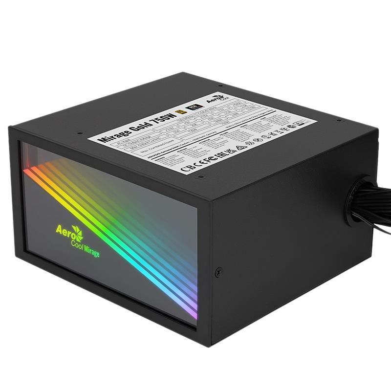 Sursa full modulara Aerocool Mirage Gold 750W neagra