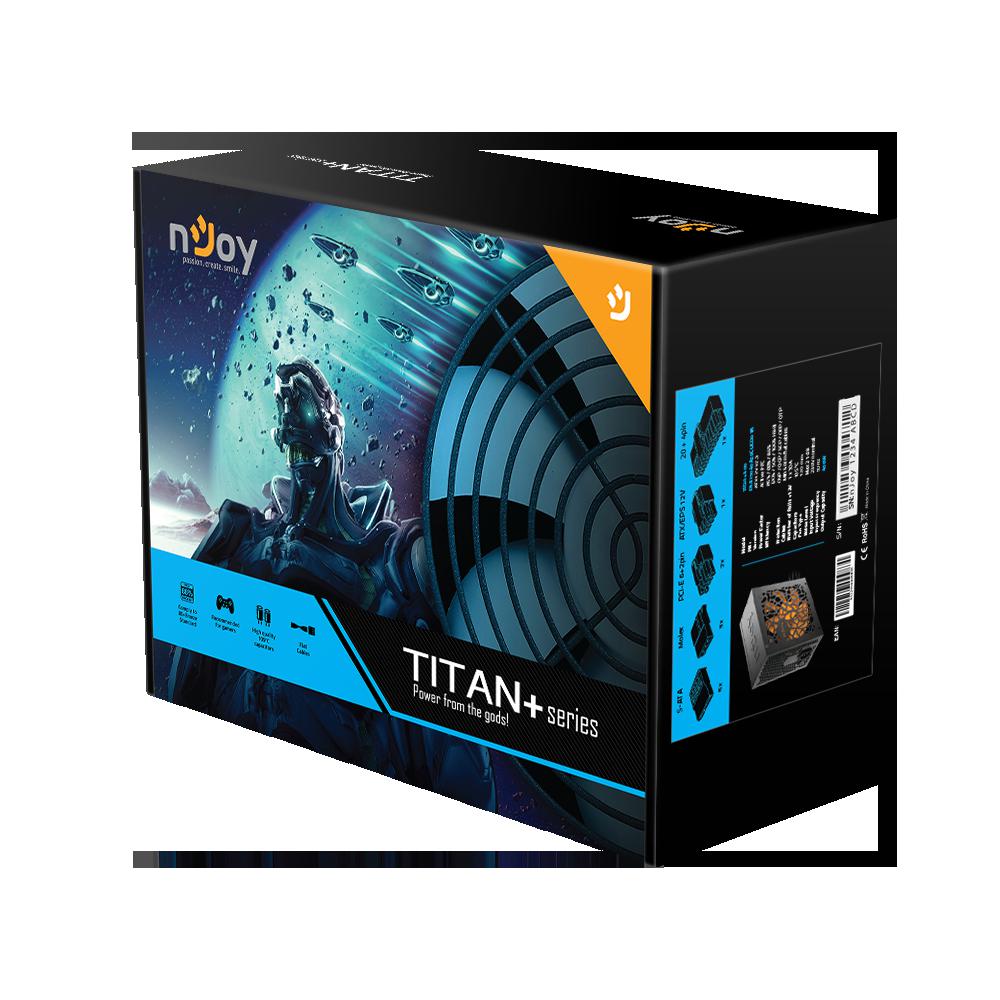 SURSA NJOY TITAN+ 500 ATX, 500W