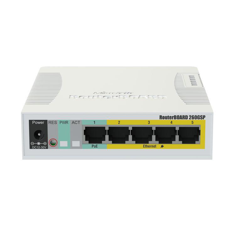 Mikrotik SOHO switch routerboard, RB260GSP