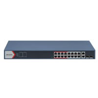 Switch 16 porturi POE Hikvision DS-3E1318P-EI(B)
