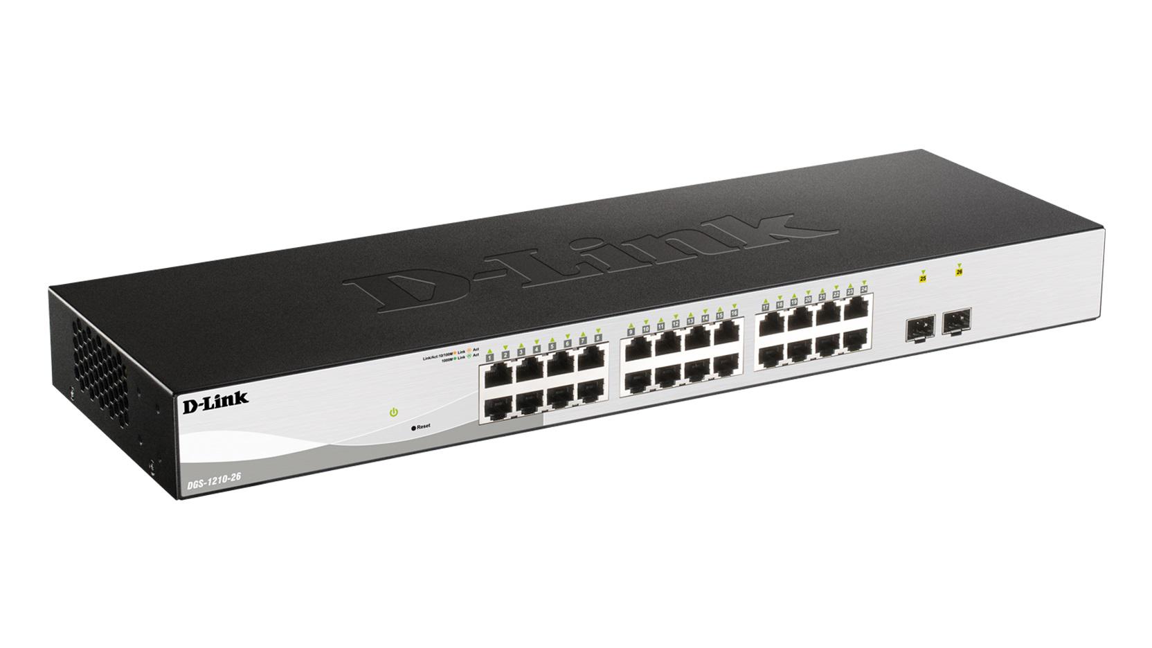 D-link 26-Port Gigabit Smart Switch with 2 SFP ports