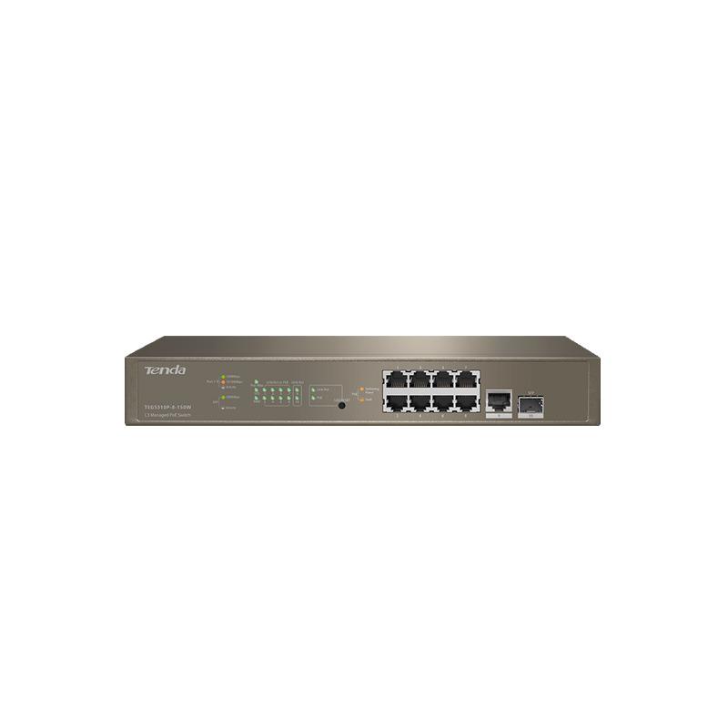 Switch Tenda Gigabit TEG5310P-8-150W, 8 port, 10/100/1000 Mbps
