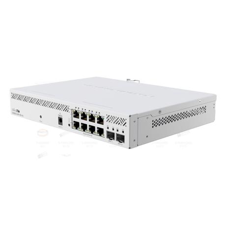 MIKROTIK, CSS610-8P-2S+IN, 8P, 2 SFP+ Port , Indoor Switch, SwitchOS Lite, 64 KB Flash, interfata: 8 x 10/100/1000 POE, 2 x SFP+ ports, Dimensiuni: 272x208x44mm.