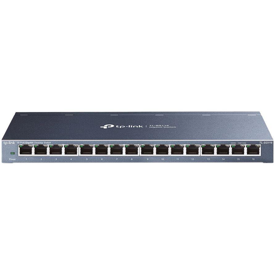 Switch TP-Link TL-SG116E, 16 port, 10/100/1000 Mbps
