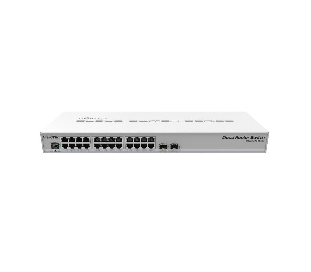 Cloud Router Switch, CRS326-24G-2S+RM