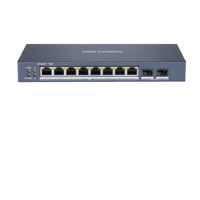 Switch Hikvision DS-3E1510P-SI, 8-port, PoE