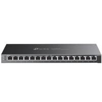 TP-LINK JetStream 16-Port Gigabit Smart Switch cu 8-Porturi PoE+, Standarde și Protocoale: IEEE 802.3i, IEEE 802.3ab, IEEE 802.3ad, IEEE 802.3af, IEEE 802.3at, IEEE 802.3x, IEEE 802.1d, IEEE 802.1s, IEEE 802.1w, IEEE 802.1q, IEEE 802.1p, IEEE 802.1x, Interfata: 16× 10/100/1000 Mbps RJ45 Ports (Ports