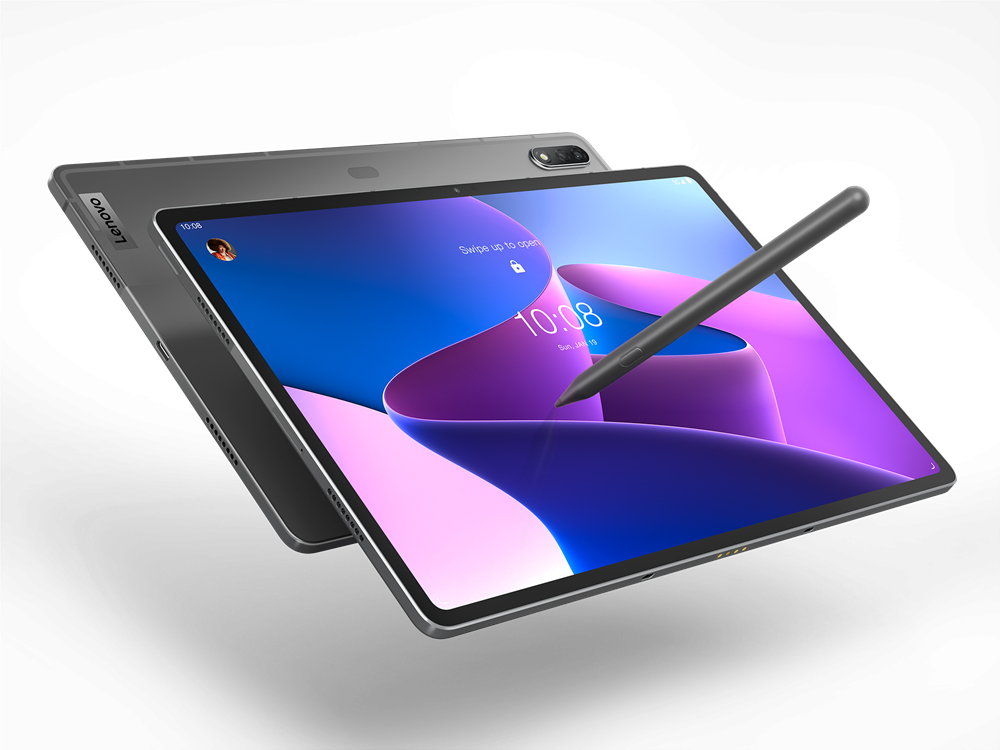 Tableta Lenovo Tab P12 Pro TB-Q706Z, 12.6" WQXGA (2560x1600) AMOLED 400nits Glossy, Corning Gorilla Glass 5, 107% NTSC, HDR 10+, AF (anti- fingerprint), Dolby Vision, Touch, 10-point Multi-touch, CPU: Qualcomm Snapdragon 870 (8C, 8x Kryo 585 @3.2GHz), video: Integrated Qualcomm Adreno 650 GPU