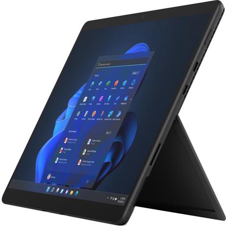 Microsoft Surface Pro 8 Commercial, Tablet PC black, Windows 10 Pro, 512GB, i5,  Intel® Core™ i5-1145G7, 13 inches, resolution 2,880 x 1,920 pixels, frequency 120Hz, aspect ratio 3:2, Intel® UHD Graphics, WiFi 6 (802.11ax),  Bluetooth 5.1, 2x Thunderbolt 4, 1x headphones, Other ports: 1x Surface
