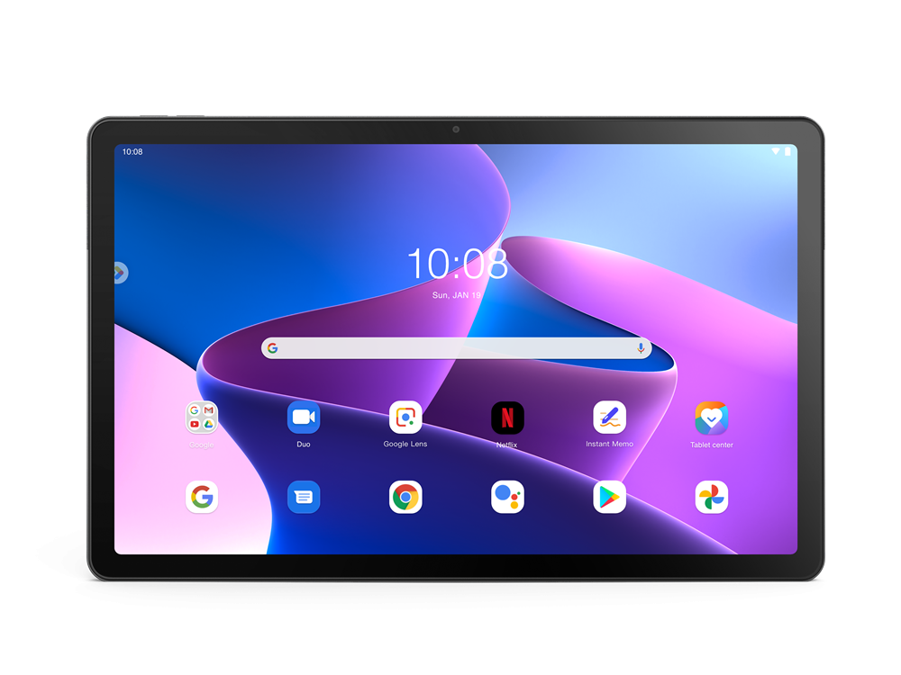 Tableta Lenovo Tab M10 Plus (3rd Gen) TB128XU, 10.61" 2K (2000x1200) IPS 400nits, 72% NTSC, Touch, 10-point Multi-touch, CPU: Qualcomm Snapdragon SDM680 (8C, 4x A73 @2.4 GHz + 4x A53@1.9 GHz), video: Integrated Qualcomm Adreno 610 GPU, Chipset: Qualcomm SoC Platform, RAM: 4GB Soldered LPDDR4x