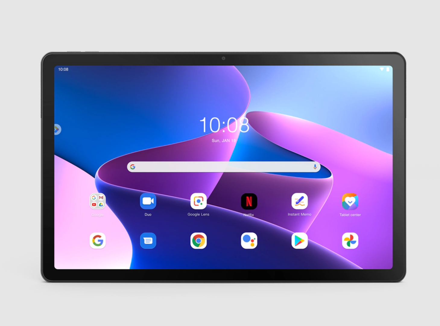 Tableta Lenovo Tab M10 Plus (3rd Gen) TB125FU, 10.61" 2K (2000x1200) IPS 400nits, 72% NTSC, Touch, 10-point Multi-touch, CPU: MediaTek Helio G80 (8C, 2x A75 @2.0GHz + 6x A55 @1.8GHz), video: Integrated ARM Mali-G52 MC2 GPU, Chipset: MediaTek SoC Platform, RAM: 4GB Soldered LPDDR4x, Expandable