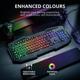 Tastatura Trust GXT 830-RW Avonn, Gaming, neagra