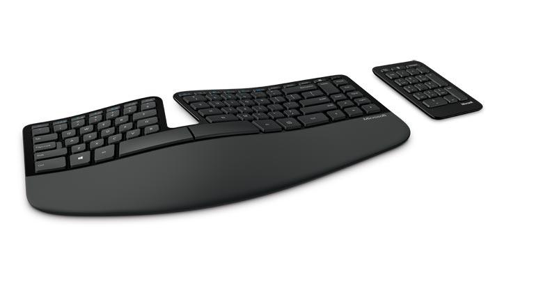 Tastatura Microsoft Sculpt Ergonomic, Wireless, neagra