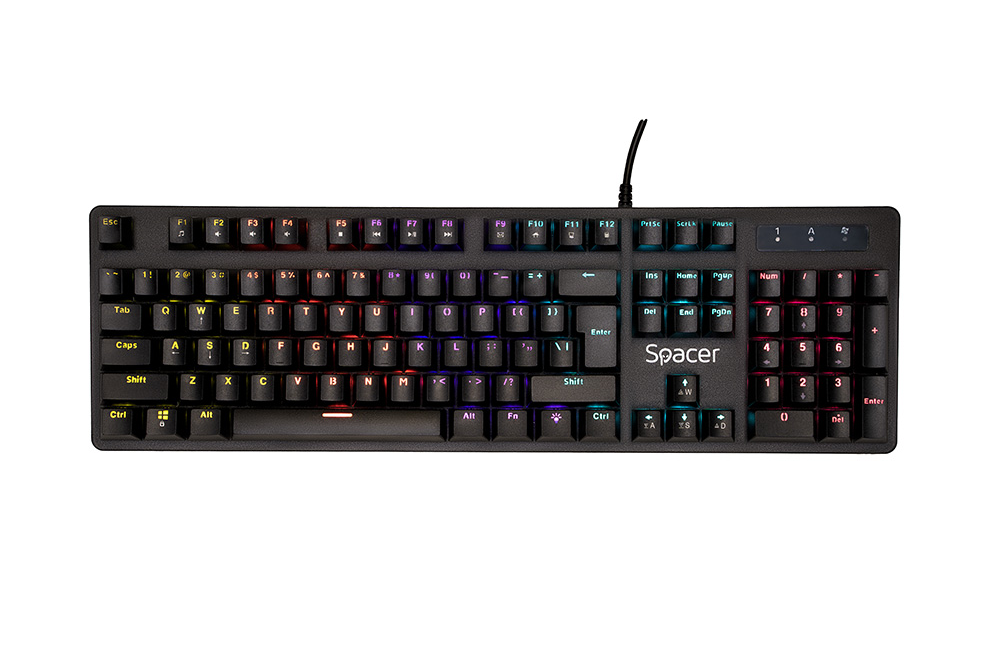 Tastatura Spacer WARRIOR cu fir, USB